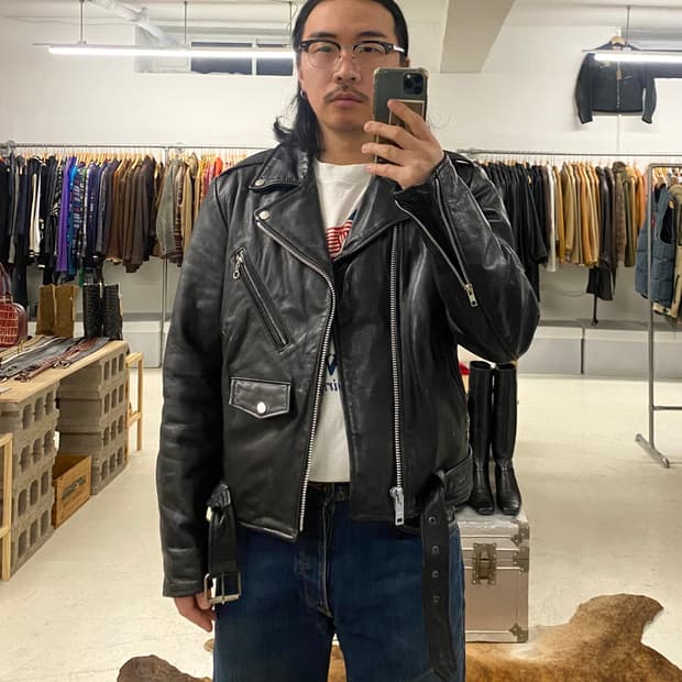 80's BERMAN'S double rider jacket