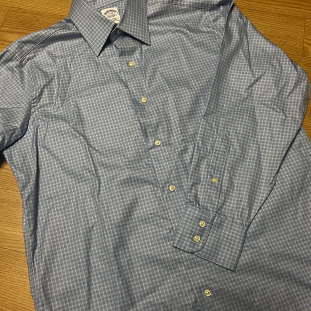 Brooks Brothers Blue Check Shirts M