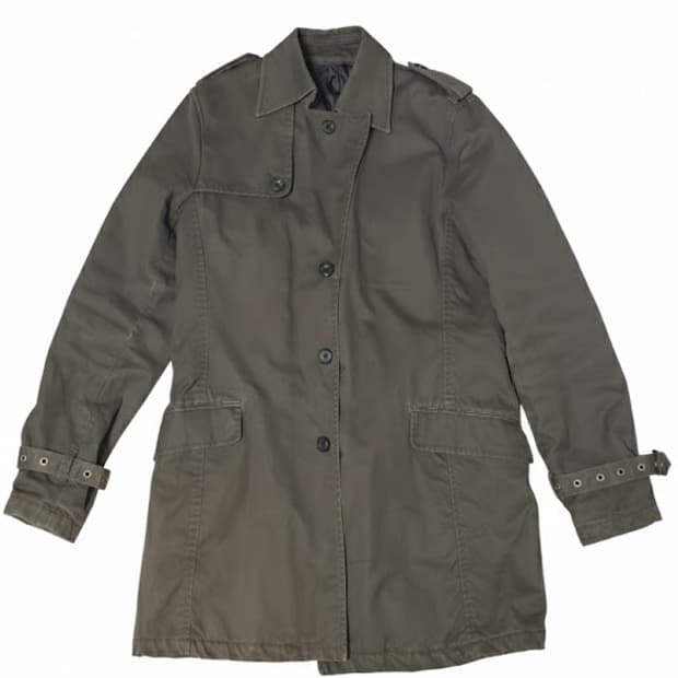 벨티드 빈티지 야상점퍼