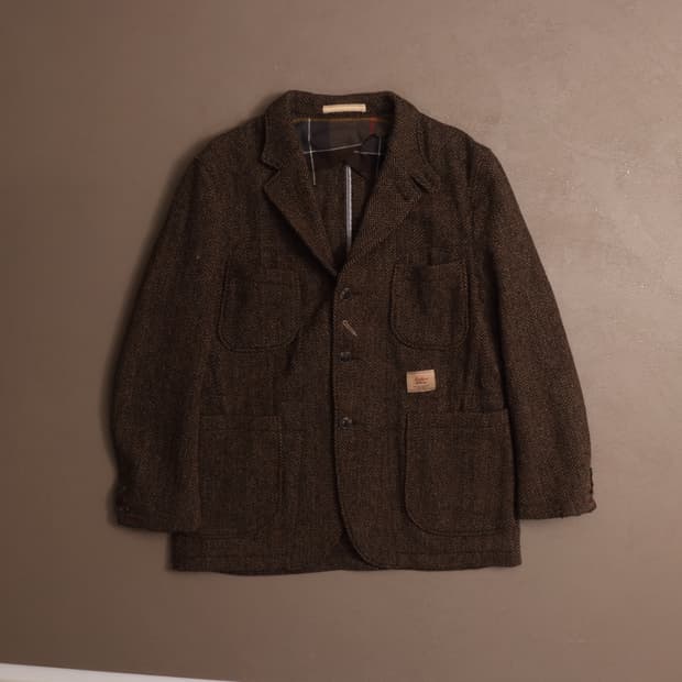 해리스트위드 빈폴아카이브 울 블레이저 A1344