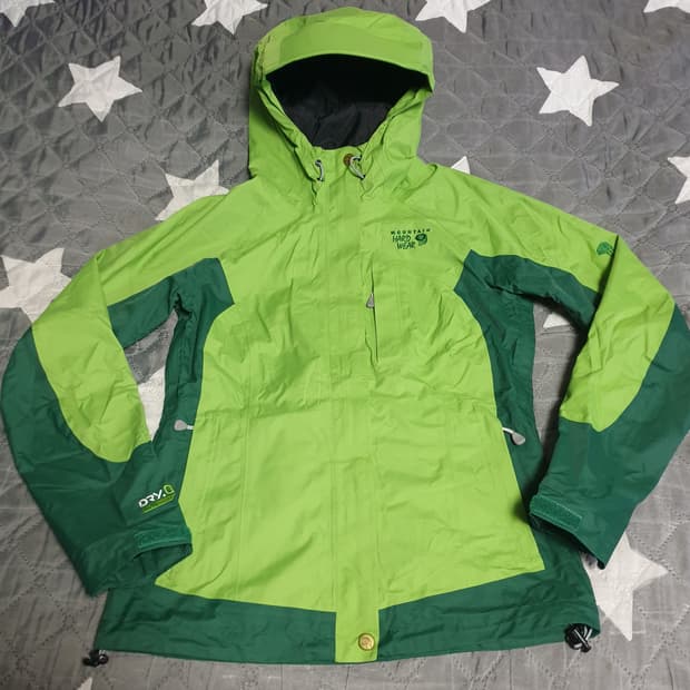 마운틴하드웨어 DRY Q 후드 바람막이 그린애플 (XS)