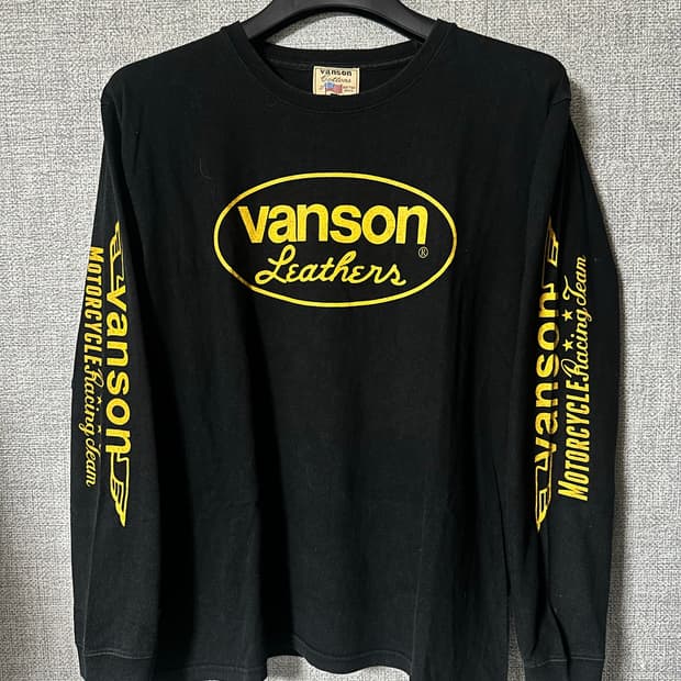 밴슨 VANSON 바이커 롱슬리브