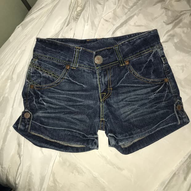 Vintage 빈티지 갸루 아방 데님 숏팬츠