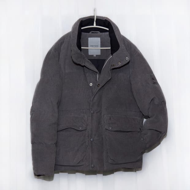 시리즈 (series) 투르쿠 코듀로이 헤비 구스다운 숏패딩 (100+)