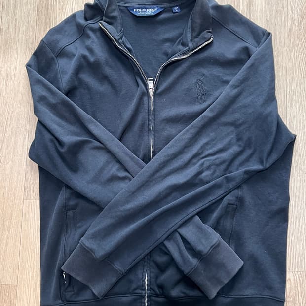 폴로 골프 포니 집업 자켓 블랙