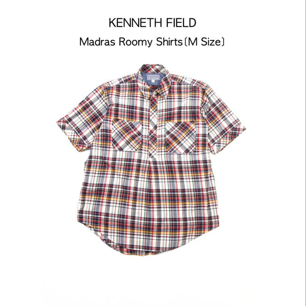 KENNETH FIELD 마드라스 루미 셔츠
