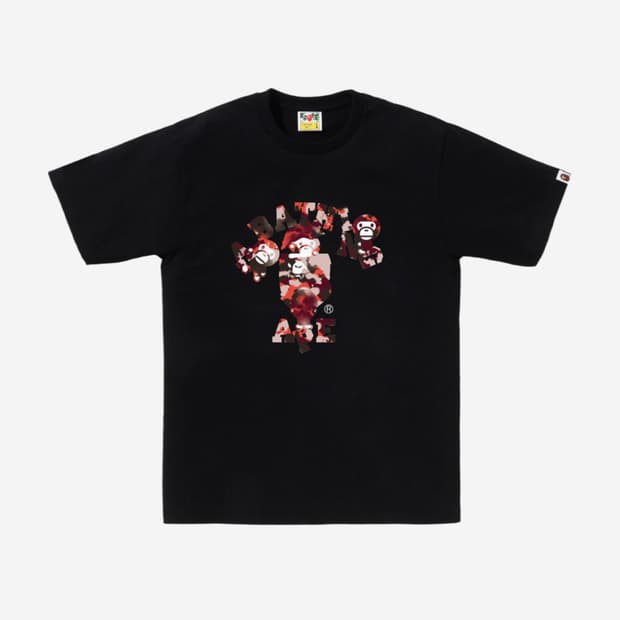 BAPE Map Camo College Milo Tee