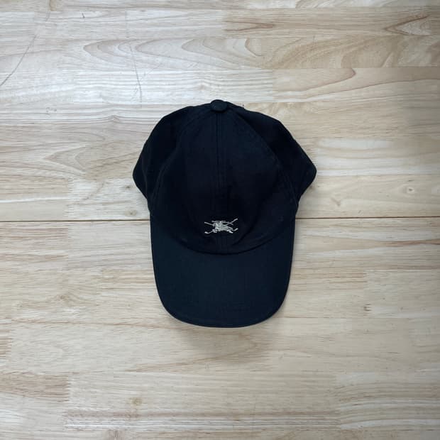 버버리 블랙 볼캡 F