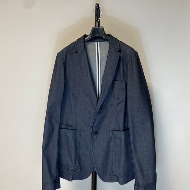 질샌더 데님 블레이저 자켓