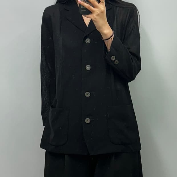 일본빈티지 썸머 블레이저 자켓