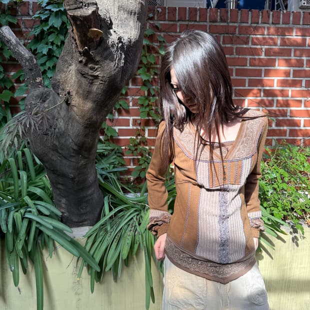 오즈온 오즈 안젤로 보헤미안 블라우스