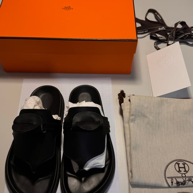 에르메스 엠파이어 Empire 샌들 슬리퍼 36.5사이즈