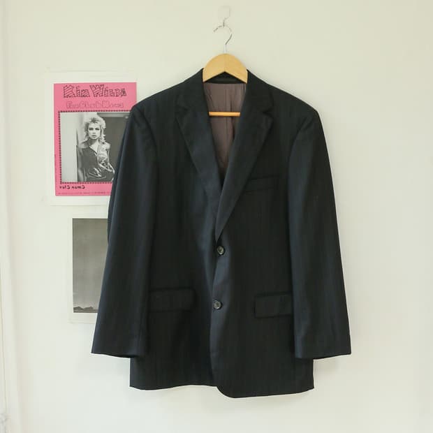 휴고 보스 핀스트라이프 블레이저 자켓 