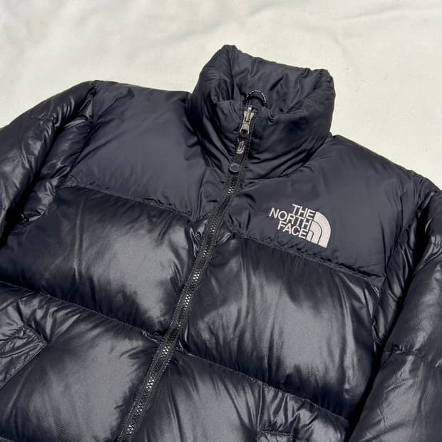 85 노스페이스 눕시 700 블랙 패딩