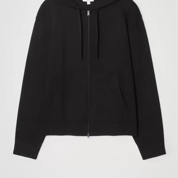 COS 니트 후드 집업 (L)