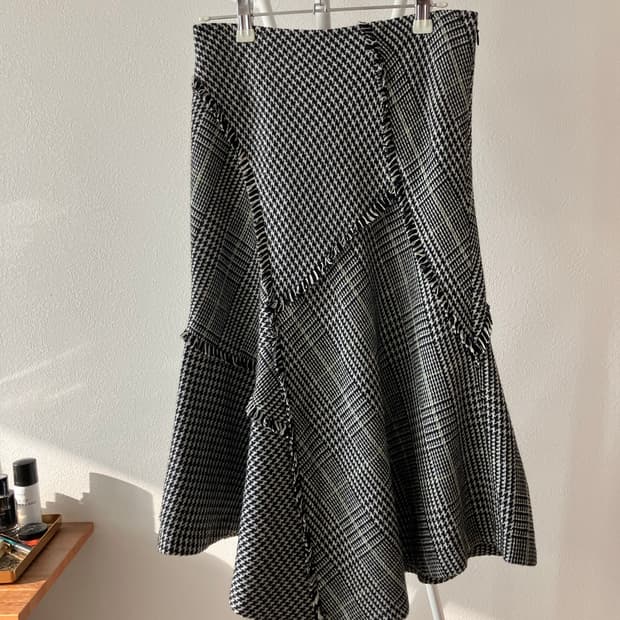 산요 Sanyo transwork 일본빈티지 모리걸 울혼방스커트