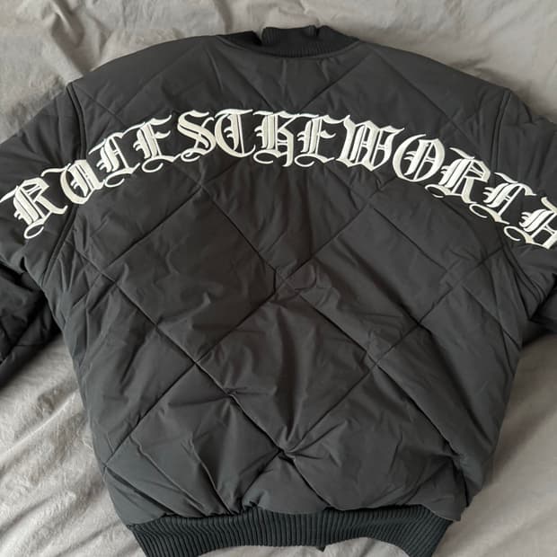 코르테이즈 올드 잉글리쉬 퀼티드 봄버 자켓 블랙 M