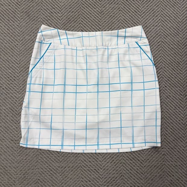 아디다스 체크 미니스커트 v2647