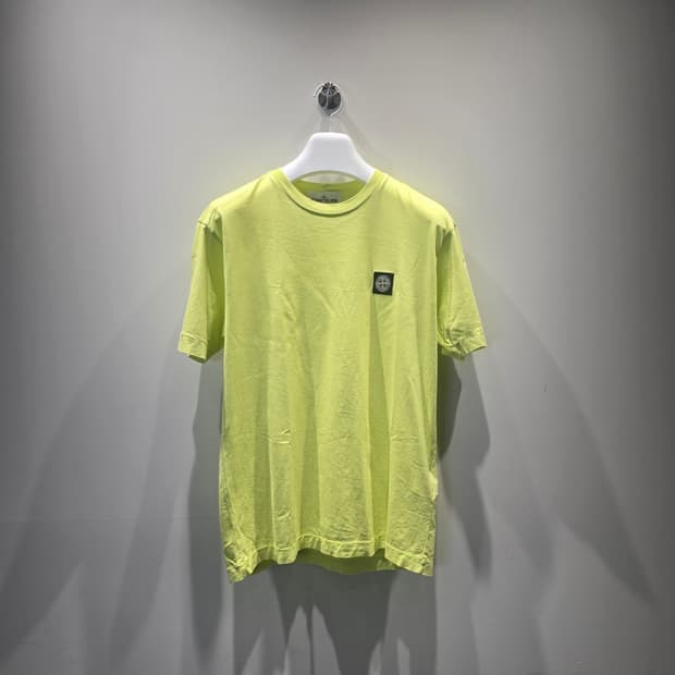 [중고/정품] 스톤 아일랜드 로고 패치 반팔 M