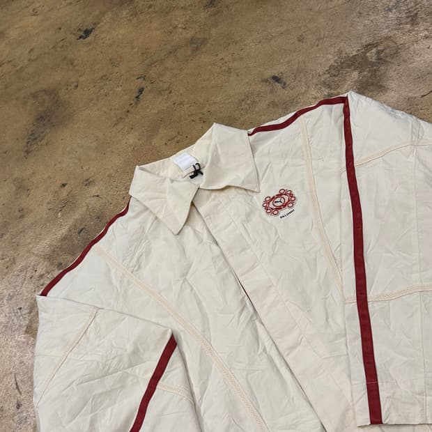 [정품/XL] 푸마 팔로모 자켓 아이보리 레드 라인 b8