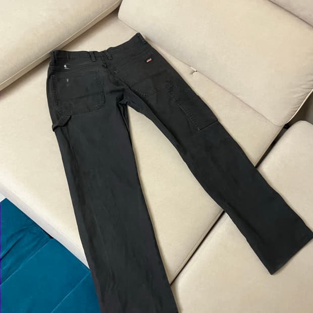 Dickies painted faded carpenter pants