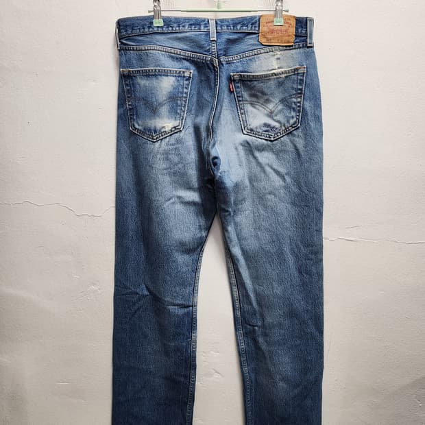 리바이스 501 빈티지 청바지