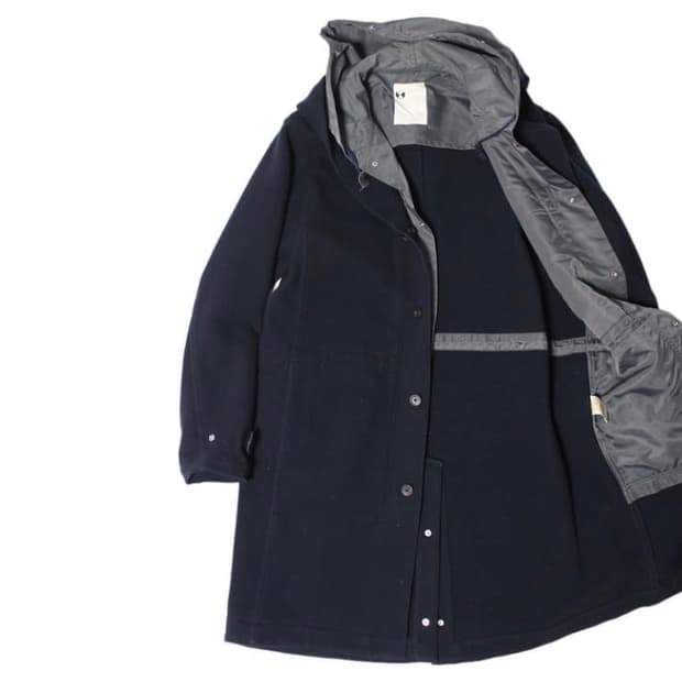 🕷️FINAL HOME Hooded Layered Long Coat