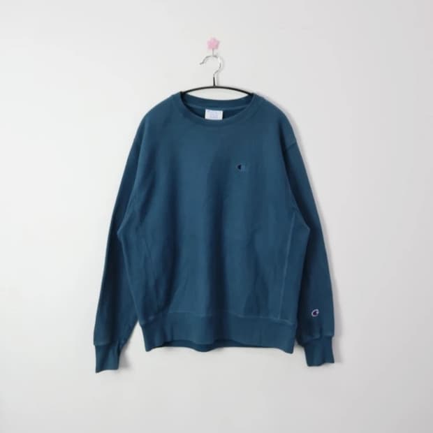 Champion Reverse Weave Teal Sweatshirt