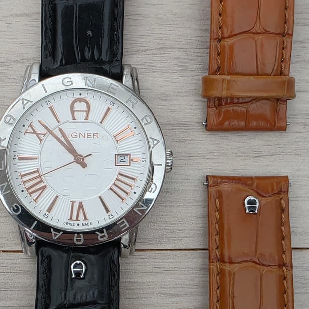 Aigner(아이그너) A32169WB 리나테 남여공용 쿼츠 시계 (보증