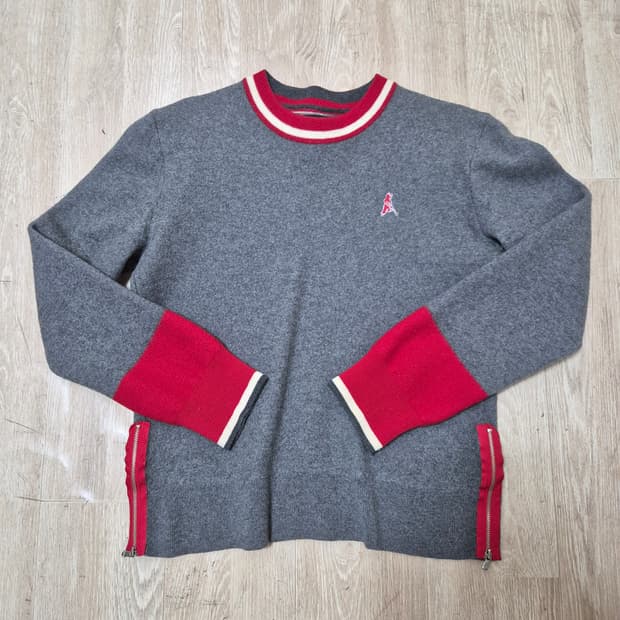 PING 핑 컬렉션 여성 와펜 로고 배색 골프 라운드 니트