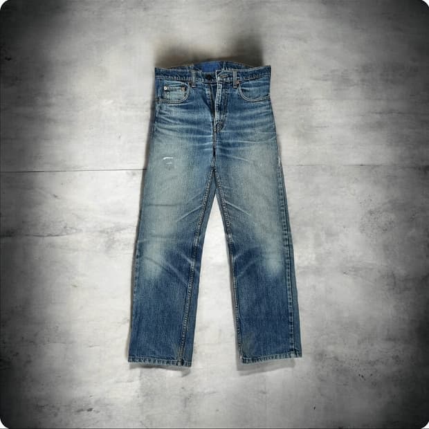 리바이스 재팬 509-0217 빈티지 워싱 데님 블루 청바지