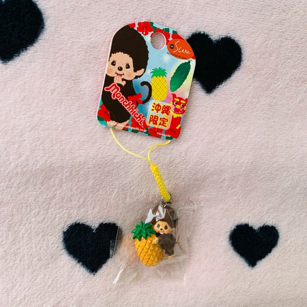 🍍오키나와 한정 몬치치 키체인