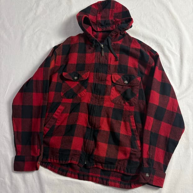 Pendleton 펜들턴 울 체크 후디 자켓 XL