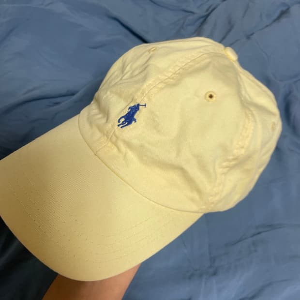 빈티지 폴로 볼캡 옐로우