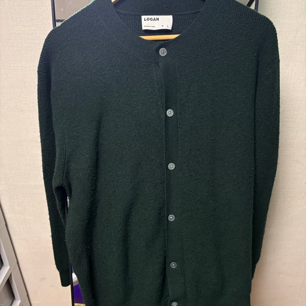 Logan 가디건 딥그린 L