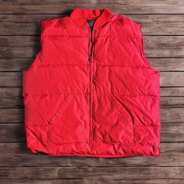 90s 에디바우어 구스다운 패딩베스트