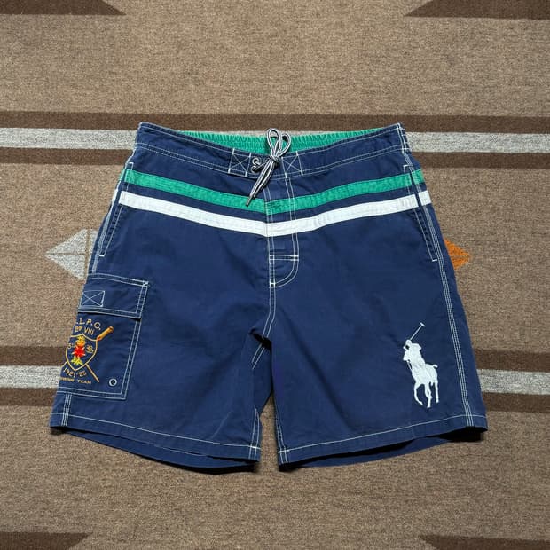 폴로랄프로렌 빅포니 레이싱 스윔 쇼츠 반바지 M