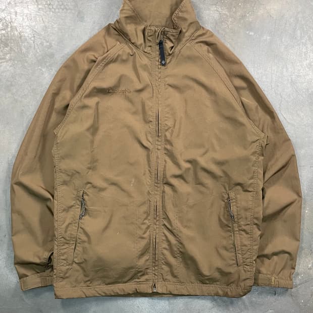 컬럼비아 나일론 바람막이