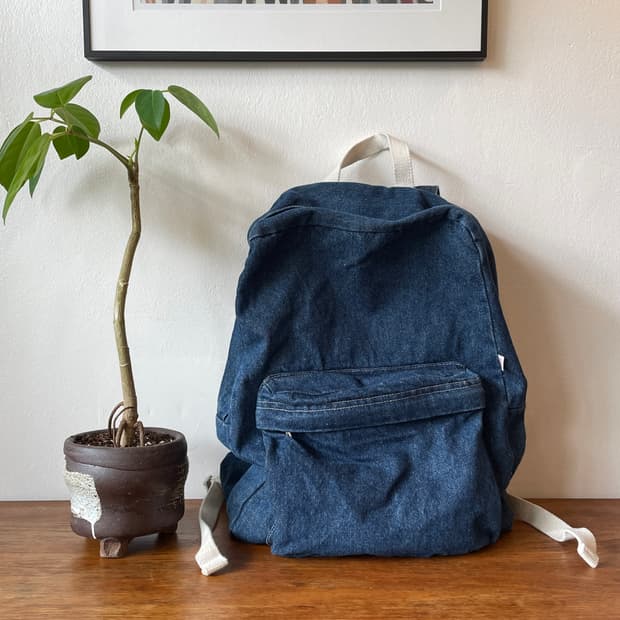 American Apparel Denim Backpack