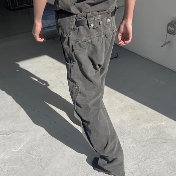 PLASTICPRODUCT MPa SINGLE WAIST 데님 바지