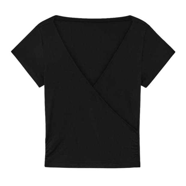 글로니 러쉬 스윌 모달 티셔츠 블랙