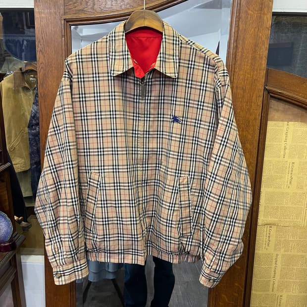 Vintage 버버리 리버시블 스윙자켓