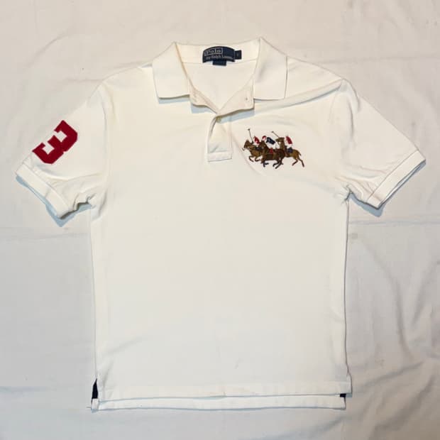 폴로 랄프로렌 빅포니 치프키프 카라티 화이트