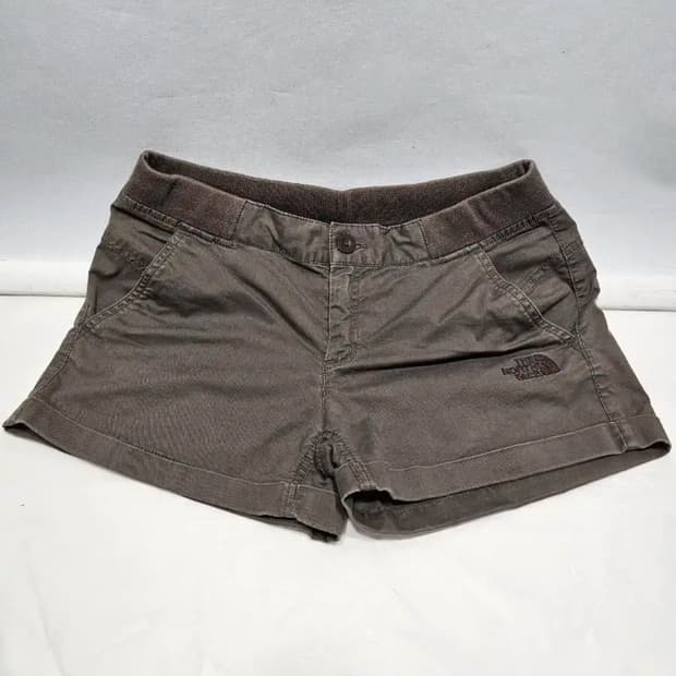 노스페이스 여성 빈티지 반바지 브라운