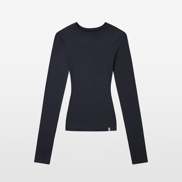 킴즈서울 컨투어 롱슬리브 누드, 블루차콜