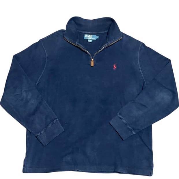폴로 반집업 니트 L