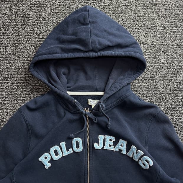 폴로 랄프로렌 아치로고 올드스클 후디집업 3335