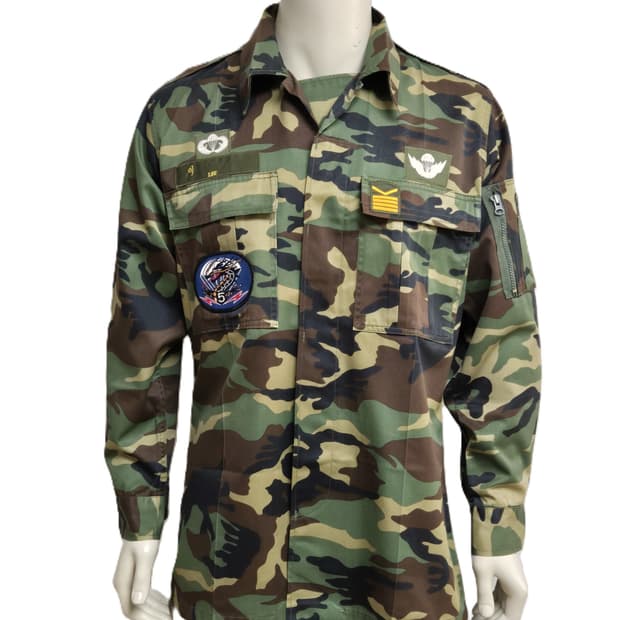 육군 구형 5공수특전여단 하사 최초기형 동계 전투복 상의 자켓 (L)