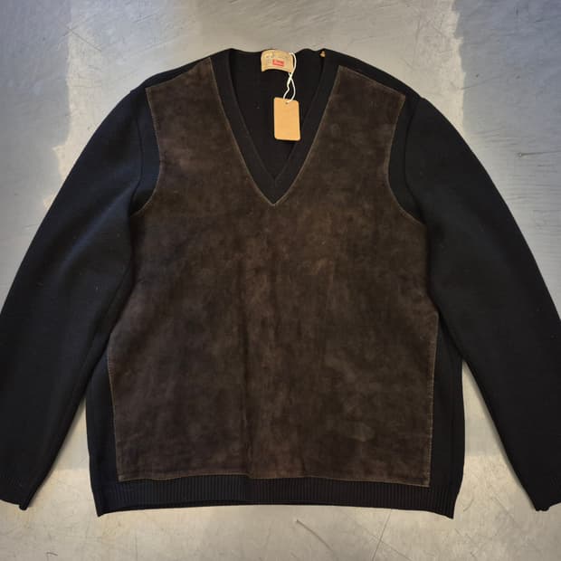 8~90s Beltex 양가죽 메리노 울 니트