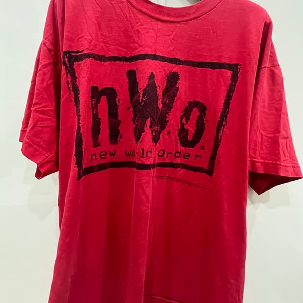 NWO 빈티지 티셔츠 레드